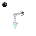 1.2*6mm tooth m0.9 / Op17+white zirconium