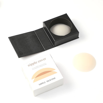 Cross-border Invisible Chest Sticker Anti-bump Areola Sticker Solid Silicone Emulsion Sticker Self-adhesive with Adhesive Ultra-thin Breathable