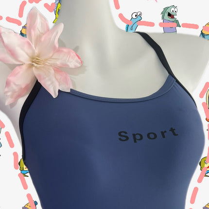 2025 New Swimsuit for Women, High-End Racing One-Piece Triangle Slimming Look Belly-Covering Swimsuit for Swimming Pools, Original
