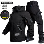 Waterproof fleece jacket black / 185 (suitable for 80-90kg )