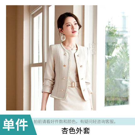 High-end professional suit female fashion temperament goddess fan formal wear formal wear manager jewelry store sales department overalls female