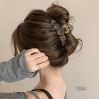 2#Smudged black and gray beads 7.5cm