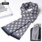 S959 blue and white small square