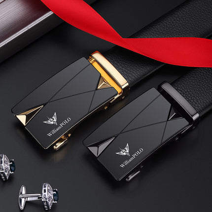 Emperor Paul Belt Men's Genuine Leather High-End Belt Men's Classy Business Casual Belt Men's Wholesale