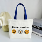 Cute smiley flowers without zipper / 27*21*5