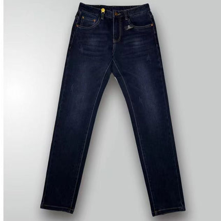 Fast hand TikTok same style Old Buddha high-end autumn and winter retro slim stretch fashion brand small straight men's jeans