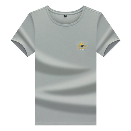 Mingdi Mouse Men's Summer New Korean Short-Sleeved Round Neck T-Shirt Fashionable Youth Cotton Pullover Men's T-Shirt Top