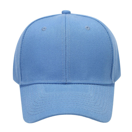 Cross-Border Amazon Hot-Selling Spring Green Six-Panel Baseball Cap with Solid Color, Logo Embroidery, and Adjustable Copper Buckle