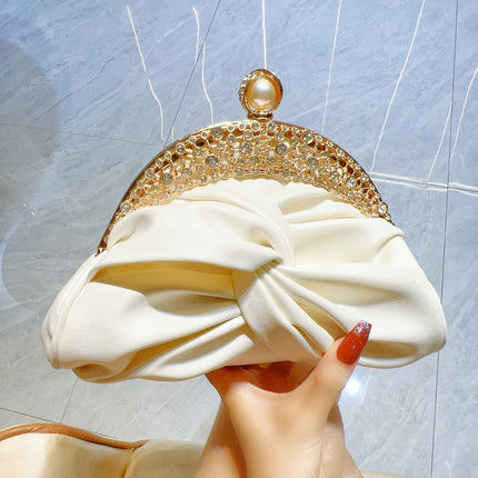 New Cross-border Socialite Clutch Bag Rhinestone Evening Dress Women's Bag Chain Crossbody Bag Evening Banquet Bag Gift Bag Bridal Bag