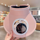 [candy hat solar model] pink / Adjustable