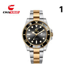 White shell (black circle) black surface gold belt kg130