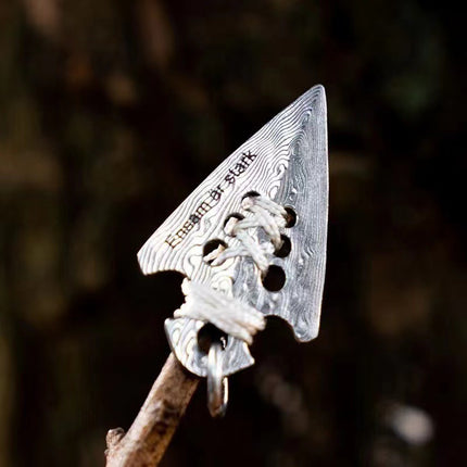 Leather Vikings arrow multi-function tool pry piece Vikings arrow cluster fashion personality temperament pendant neutral fashion jewelry