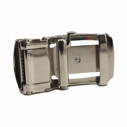 Men's toothless belt buckle pants head no hole toothless elephant alloy belt head 3.8 suitable for Thailand belt