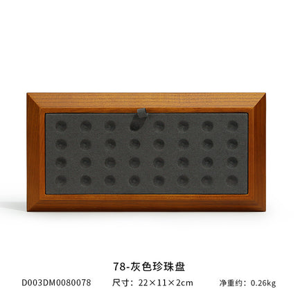 Yayu solid wood bare Diamond Pearl plate jewelry tray jewelry display plate Diamond bare Diamond Wenwan gem storage tray
