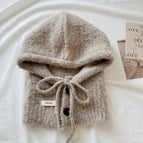 Balaclava curly khaki