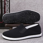 Thousand-layer cloth with printed black rubber sole / 38