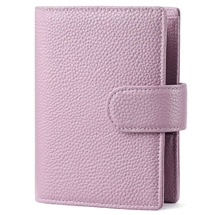 Litchi Pattern A7 Hand Ledger Men's and Women's Wallet Card Holder Multi-Functional Notebook Leather Case Genuine Leather Notepad Protective Cover