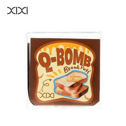 xixi Toast Powder Puff suit (6 Pack) Super Soft Wet and Dry No Powder Square Puff Cheap Makeup