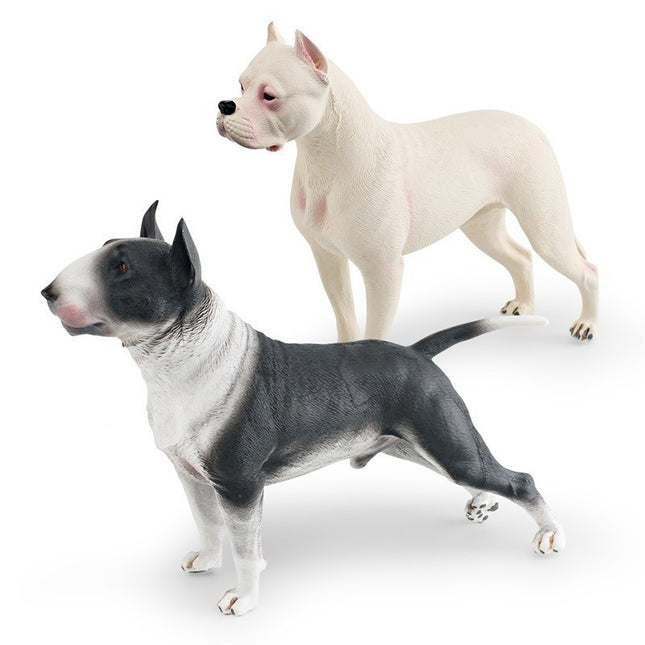Chengke Realistic Simulation Dog Figurine Static Model Du Gao Bull Terrier Springer Rowena 4 Breeds PL127 / Figurine Chien Réaliste Modèle Statique Du Gao Bull Terrier Springer Rowena 4 Races