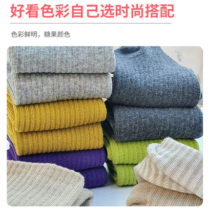 Children's modern dance socks adult ballet non-slip middle tube Chinese dance three-piece bottom folk dance cat claw training cotton socks