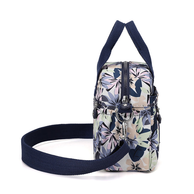 Casual Shopping Crossbody Bag Lightweight Nylon Handbag Fashionable Printed Women's Bag Fashionable All-match Women's Shoulder Bag