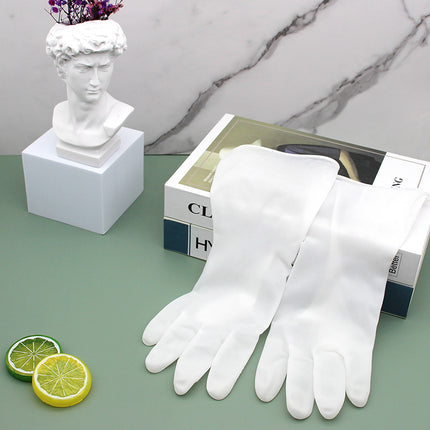 Summer thin gloves dishwashing household gloves transparent white laundry household cleaning plastic PVC gloves manufacturers wholesale