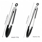 9inch + 12inch years❁Black silicone clip [opp bag]