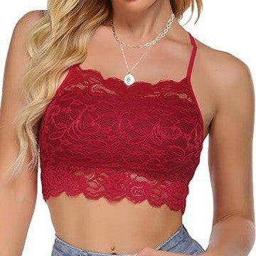 Amazon Cross-Border New Sexy Breast-Wrapped Lace Push-Up Suspender Bra