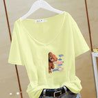 Sideways bear light yellow v / M