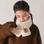 34#-cs00832 right angle gathering bear white / 60-80cm