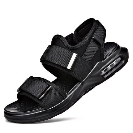 Summer Sandals Fashion Set Feet Beach Shoes Casual All-match Mesh Breathable Shoes Lightweight Soft Sole Outdoor Men's Shoes