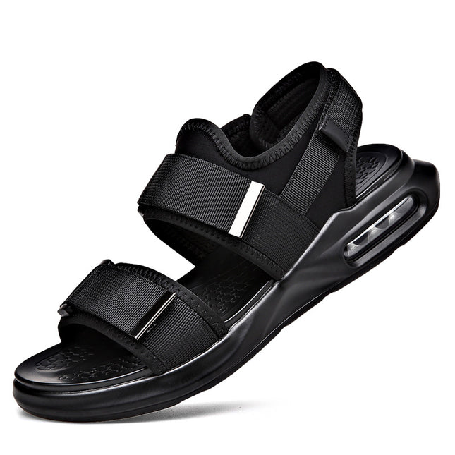 Summer Sandals Fashion Set Feet Beach Shoes Casual All-match Mesh Breathable Shoes Lightweight Soft Sole Outdoor Men's Shoes