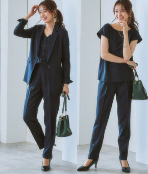 Japanese Style 2026 Small Suit Set, Korean Version, High-End British Style, Casual Spring and Autumn New Suit Vest Three-Piece Set for Women