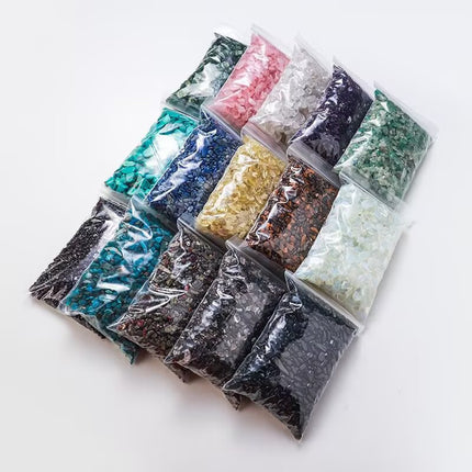 Direct Sales from the Source Factory: Natural Pink, White, Purple, Yellow Crystal Gravel, Green Aventurine, Colorful Fluorite, Energy Demagnetizing Stone, Bonsai Wholesale
