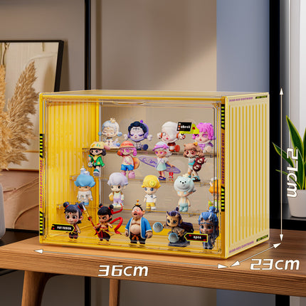 Bubble Martle Large-Capacity Toy Doll Hand-Made Display Box Blind Box Storage Display Stand Acrylic Transparent