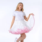 White + light pink daily style / One Size