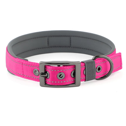 Diving Material Dog Collar Customizable Name Comfortable Neck Sleeve Large and Medium Small Dog Reflective Pet Collar