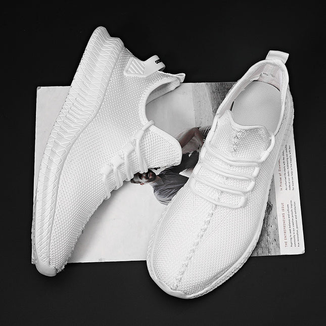 Men's shoes fly woven mesh breathable casual shoes cross-border foreign trade AliExpress Amazon large size board sports shoes men
