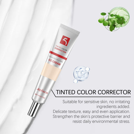 Moisturizing Correcting CC Cream Full Coverage Lightweight Natural Long Lasting Waterproof Anti-Sweat Foundation Cosmetics Base
