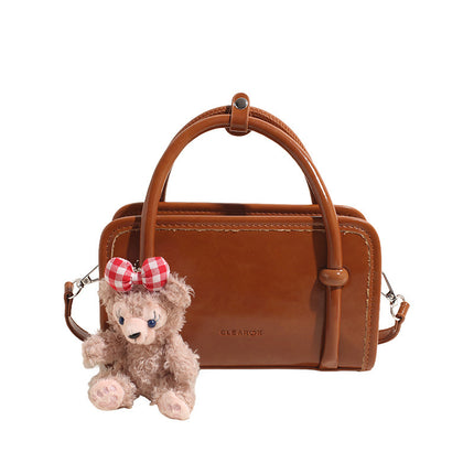 This Year's Popular Niche Design Small Bags for Women 2025 New Korean Style Fashion Ins Satchel Shoulder Small Square Bag