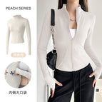 Moonlight white - waist slimming + built-in pockets / S