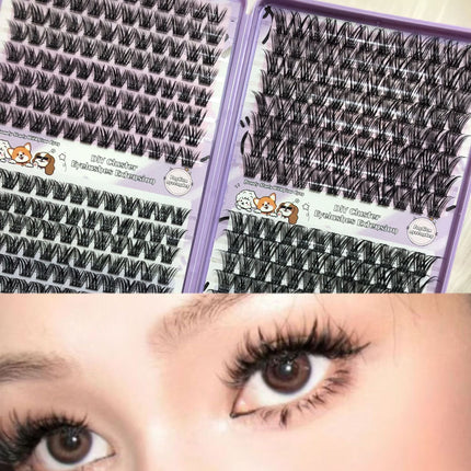 DIY Self-Grafting Set 20 Rows Mj89 Amazon European and American Thick Hot Style New Single Cluster Cross-Border False Eyelashes