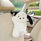 Ly papa dog hanging type-white (black ears)