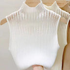 Bleached white - turtleneck / One size fits all