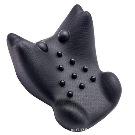 Cross-Border Supply of Pu Self-Skinning Massage Pillow, Straightening, Special Sleep Aid, Cervical Spine Pillow, Acupoint Neck Pillow
