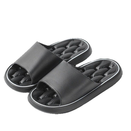 Slippers household summer women's home non-slip bathroom bath leaking sandals men's thick-soled hotel sandals wholesale