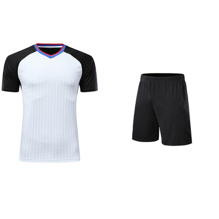 Quick-drying match basketball referee clothes top sweat-absorbent breathable football referee clothes volleyball coach clothes suit short sleeve pass