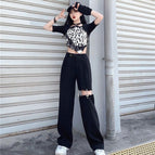 Black [single pants] / S