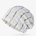 Color striped model-blue / One size fits all, suitable for head circumference 55-60cm