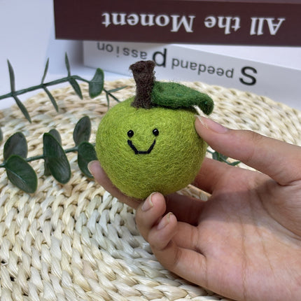 Nepalese Handmade Wool Felt Finished Vegetable and Fruit Bag Pendant Cute Bread Keychain Creative Decoration